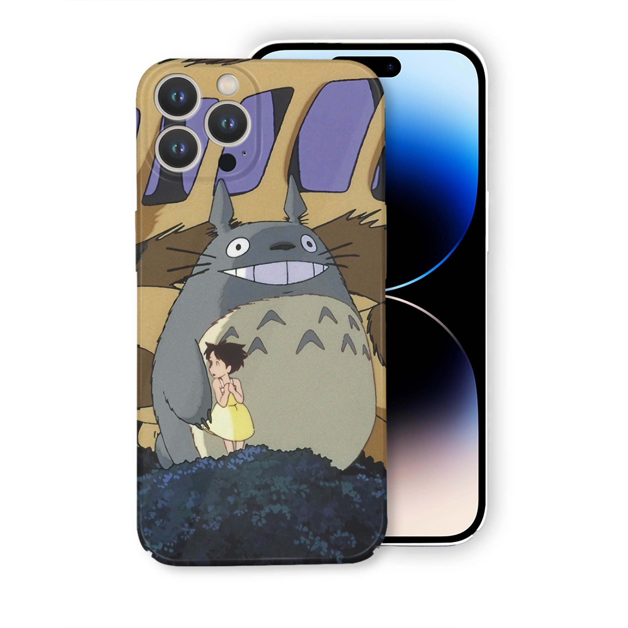 （画像用） となりのトトロ 草壁メイ 草壁サツキ My Neighbor Totoro Satsuki Kusakabe Mei Kusakabe 【iPhone 14シリーズ対応】ハードケース